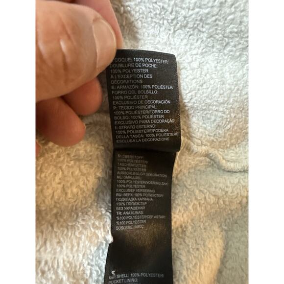 The North Face Osito Fleece Jacket Women’s XS White Cream Full Zip Soft Fuzzy - Picture 4 of 7